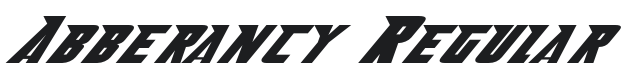 Abberancy Font Preview