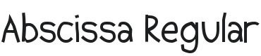 Abscissa Font Preview