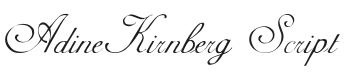 AdineKirnberg-Script Font Preview
