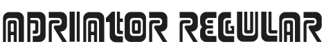 Adriator Font Preview
