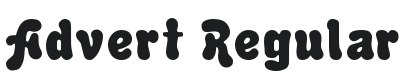 Advert Font Preview