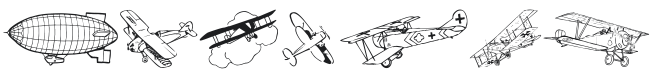 Aeroplanes Font Preview