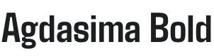 Agdasima Bold Font Preview
