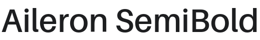 Aileron SemiBold Font Preview