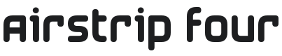 Airstrip Four Font Preview