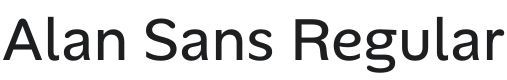 Alan Sans Font Preview
