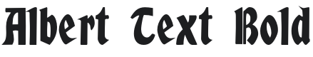 Albert Text Bold Font Preview
