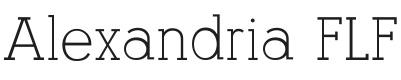 Alexandria FLF Font Preview