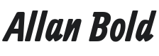 Allan Bold Font Preview