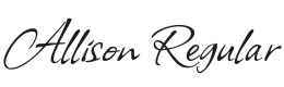 Allison Font Preview
