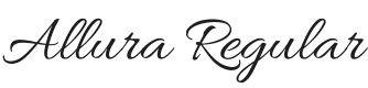 Allura Font Preview