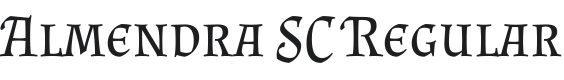 Almendra SC Font Preview