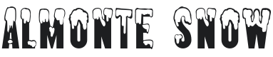 Almonte Snow-Regular Font Preview
