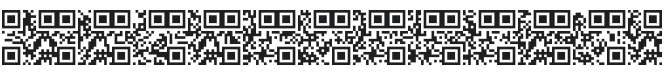 AlphanumericQR Font Preview