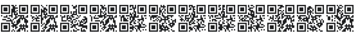 AlphanumericQR Space Font Preview