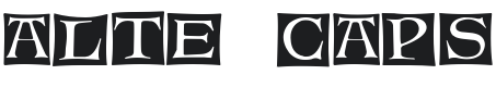 Alte Caps Font Preview