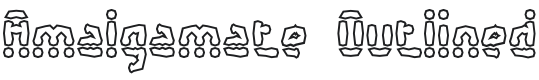 Amalgamate O BRK Font Preview