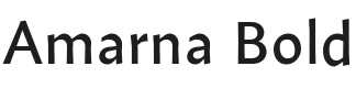 Amarna Bold Font Preview