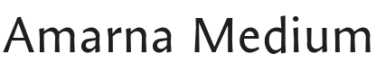 Amarna Medium Font Preview