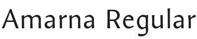 Amarna Font Preview