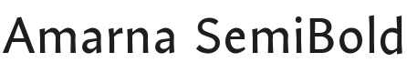 Amarna SemiBold Font Preview