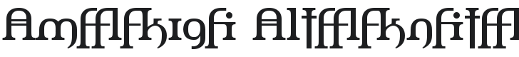 Amerika Alternates Font Preview