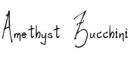Amethyst Zucchini Font Preview