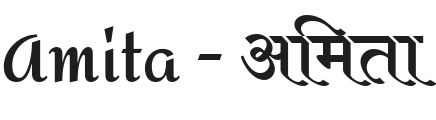 Amita Bold Font Preview