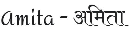 Amita Font Preview