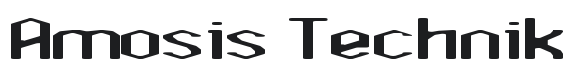 Amosis Technik Font Preview