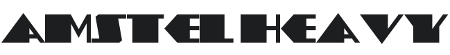 Amstel Heavy NF Font Preview