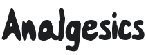 Analgesics Font Preview