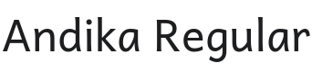 Andika Font Preview