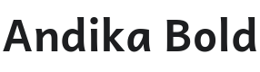 Andika Bold Font Preview