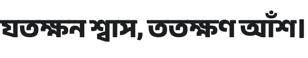 Anek Bangla ExtraBold Font Preview