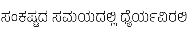 Anek Kannada Light Font Preview