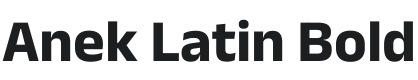 Anek Latin Bold Font Preview