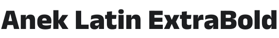 Anek Latin ExtraBold Font Preview