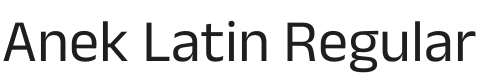 Anek Latin Font Preview