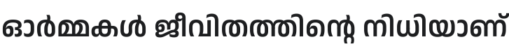 Anek Malayalam SemiBold Font Preview