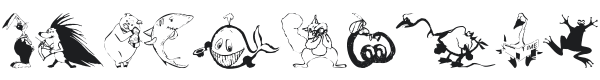 Animal Comedians Font Preview