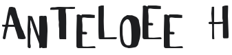 Antelope H Font Preview