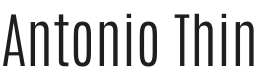 Antonio Thin Font Preview