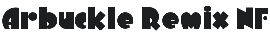 Arbuckle NF Font Preview