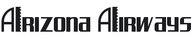 Arizona Airways NF Font Preview