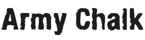Army Chalk Font Preview