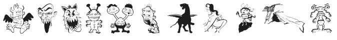 Art Monsters Font Preview
