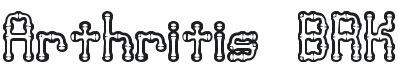 Arthritis Font Preview