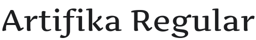 Artifika Font Preview
