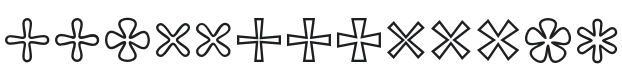 Asterisp Delta-Regular Font Preview